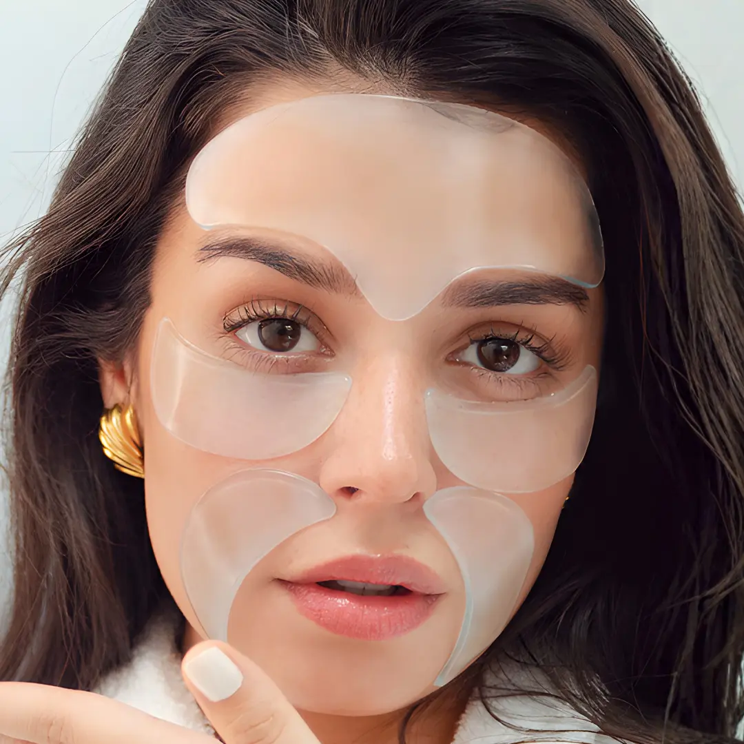 Zestaw Liftin - Plastry medyczne usuwające zmarszczki | Wielokrotnego użytku (5 szt.)